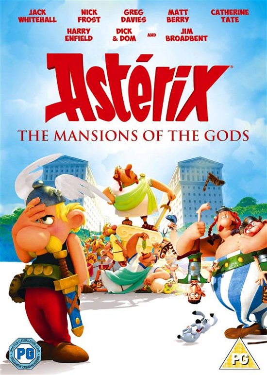 Cover for Asterix Mansion of the Gods · Asterix and Obelix - Mansion Of The Gods (DVD) (2016)
