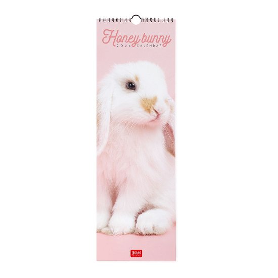 Cover for Legami · Wall Calendars - 2024 Wall Calendar - Honey Bunny - 16x49 - Animals (Paperback Bog) (2023)