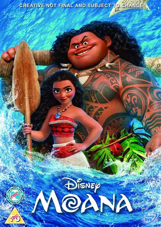 Cover for Moana (DVD) (2017)