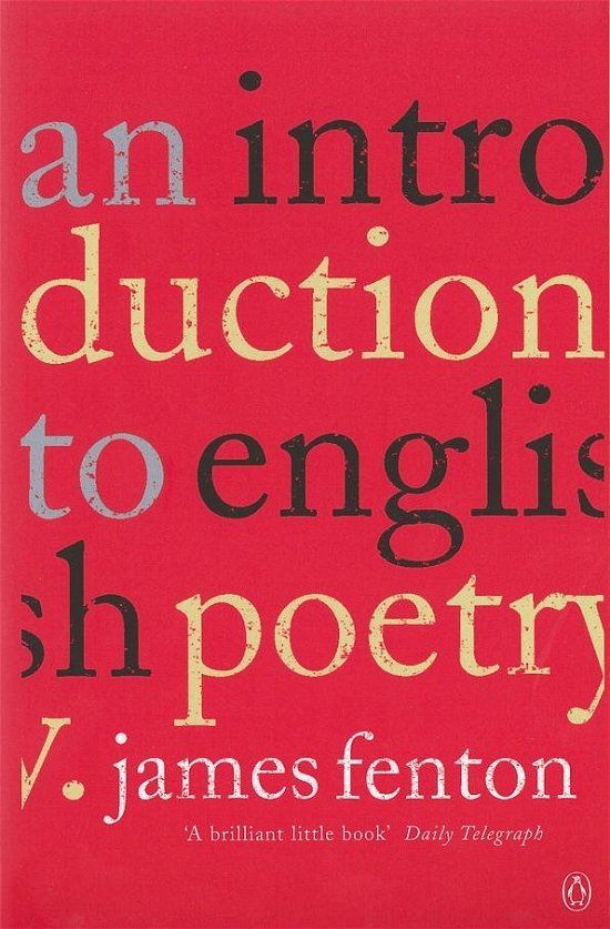 Cover for James Fenton · An Introduction to English Poetry (Paperback Book) (2003)