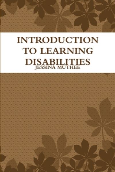 Cover for Jessina Muthee · Introduction to Learning Disabilities (Book) (2018)