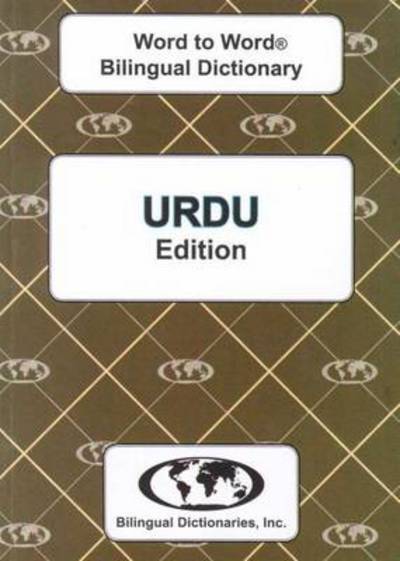 Cover for C. Sesma · English-Urdu &amp; Urdu-English Word-to-Word Dictionary (Paperback Book) [2 Revised edition] (2011)