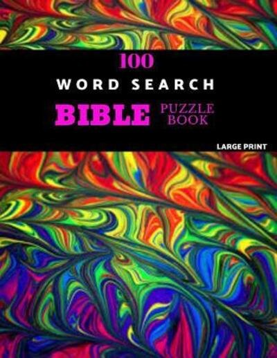 Cover for Pitaya Puzzles · 100 Word Search Bible Puzzle Book Large Print (Paperback Bog) (2019)