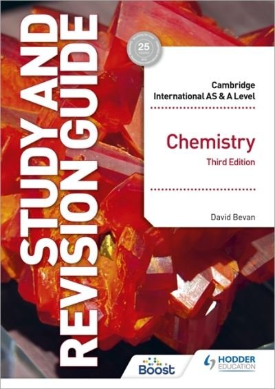 Cover for David Bevan · Cambridge International AS/A Level Chemistry Study and Revision Guide Third Edition - Cambridge International AS and A Level (Paperback Book) (2021)