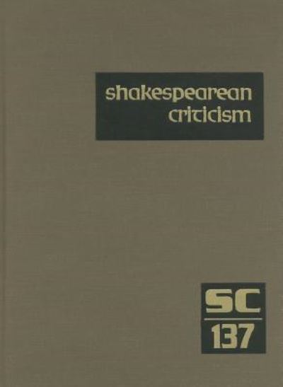 Cover for Michelle Lee · Shakespearean Criticism (Hardcover Book) (2011)