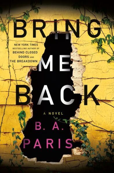 Cover for B. A. Paris · Bring me back (Book) [Large print edition. edition] (2018)