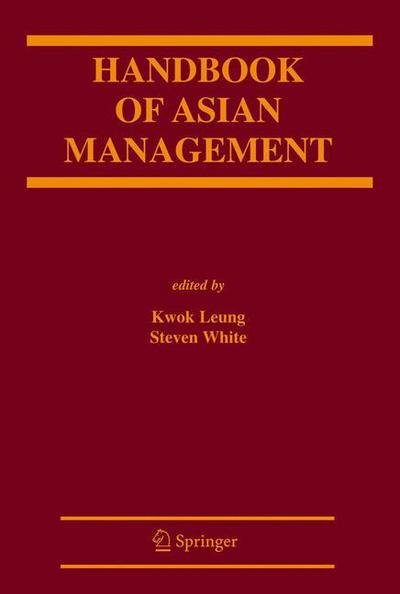 Cover for Kwok Leung · Handbook of Asian Management (Pocketbok) [Softcover reprint of the original 1st ed. 2004 edition] (2013)