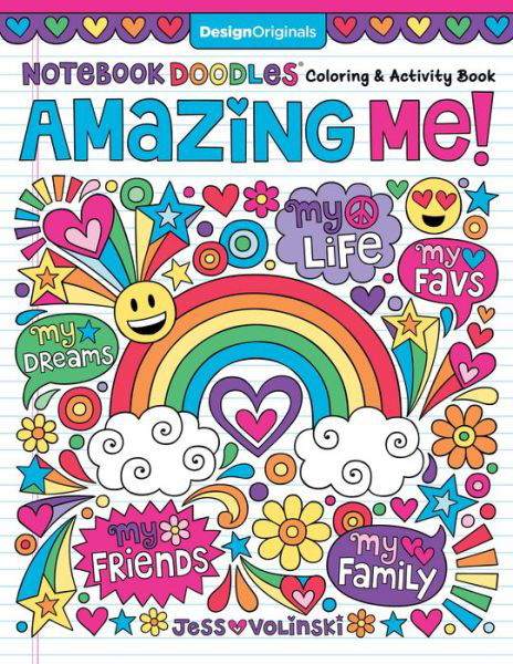 Notebook Doodles Amazing Me - Jess Volinski - Książki - Design Originals - 9781497203396 - 9 stycznia 2018