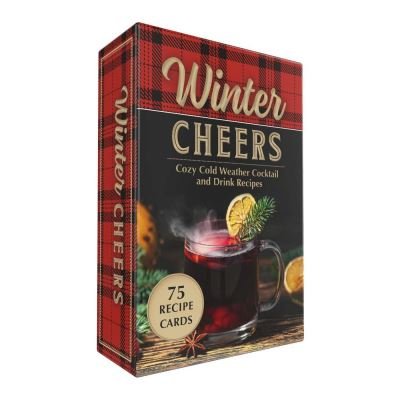 Cover for Adams Media · Winter Cheers: Cozy Cold Weather Cocktail and Drink Recipes - Seasonal Cocktail Recipes Card Set (Flashkort) (2023)