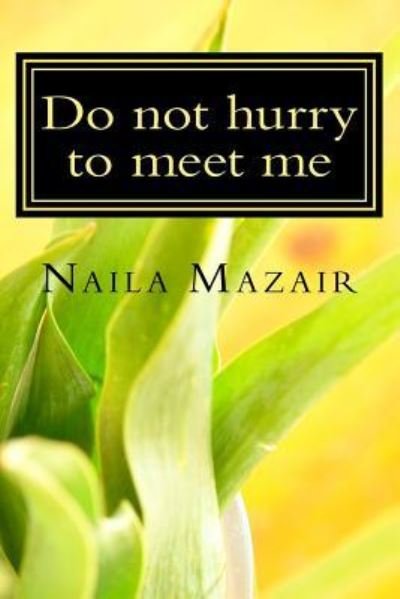 Cover for Naila Mazair · Do not hurry to meet me (Paperback Book) (2016)
