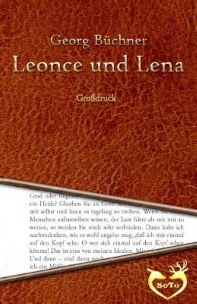 Cover for Georg Buchner · Leonce und Lena - Grossdruck (Taschenbuch) (2016)