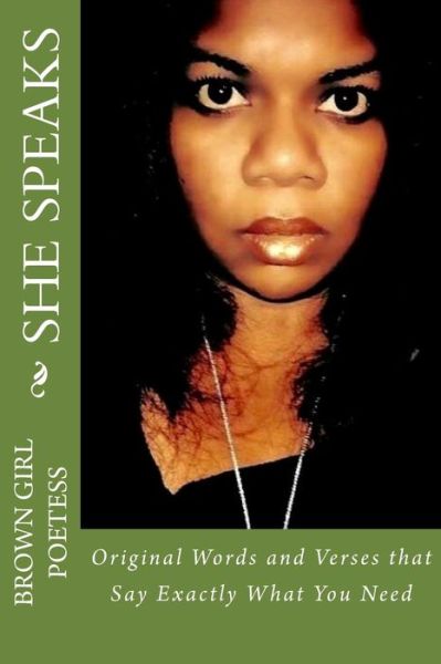 Cover for Brown Girl Poetess · She Speaks (Paperback Book) (2017)