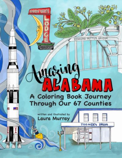 Cover for Laura Murray · Amazing Alabama: A Coloring Book Journey Through Our 67 Counties (Paperback Book) (2017)