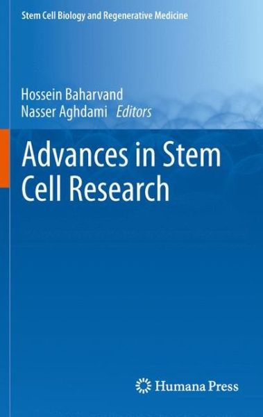 Cover for Advances in Stem Cell Research - Stem Cell Biology and Regenerative Medicine (Hardcover Book) [2012 edition] (2012)