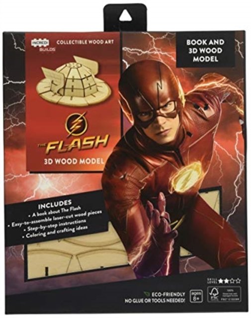 IncrediBuilds: The Flash Book and 3D Wood Model - Incredibuilds - Insight Editions - Böcker - Insight Editions - 9781682982396 - 1 mars 2019