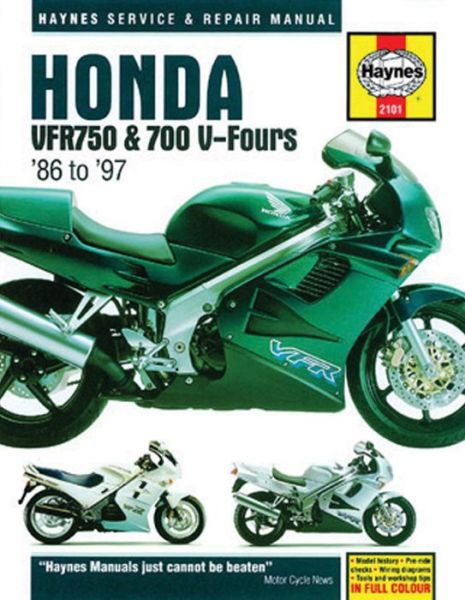 Cover for Haynes Publishing · Honda VFR750 &amp; 700 V-Fours (86 - 97) Haynes Repair Manual: 86-97 (Paperback Bog) (2015)