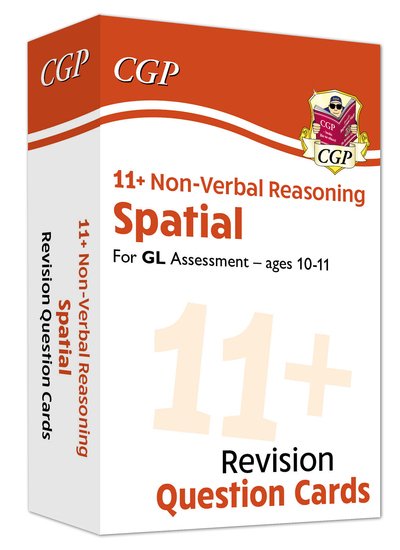 Cover for CGP Books · 11+ GL Revision Question Cards: Non-Verbal Reasoning Spatial - Ages 10-11 - CGP GL 11+ Ages 10-11 (Hardcover bog) (2020)