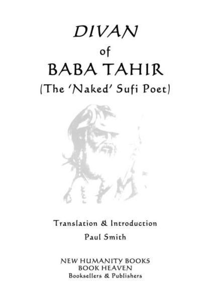 Cover for Baba Tahir · Divan of Baba Tahir (Paperback Book) (2018)