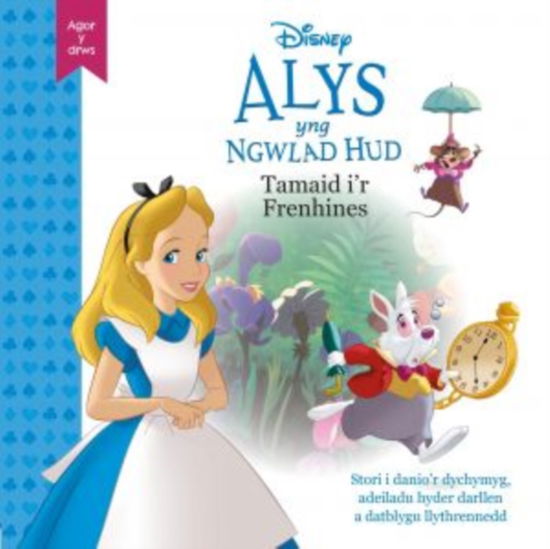 Cover for Disney · Disney Agor y Drws: Alys yng Nghwlad Hud - Tamaid i'r Frenhines (Gebundenes Buch) (2025)