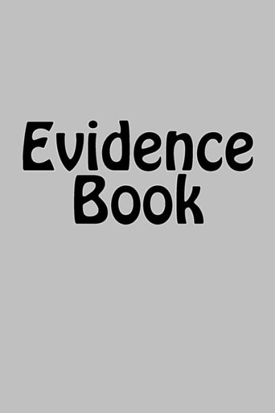 Cover for Maisy Millard · Evidence Book (Paperback Book) (2018)