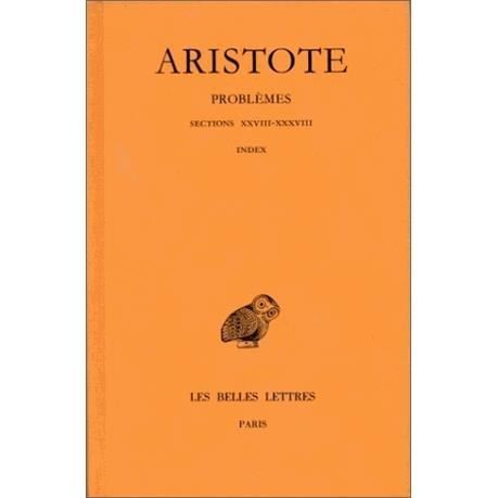 Problemes - Aristote - Books - Societe d'edition Les Belles lettres - 9782251004396 - 1994