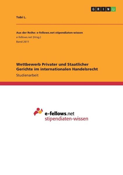 Cover for L. · Wettbewerb Privater und Staatlicher (Book)