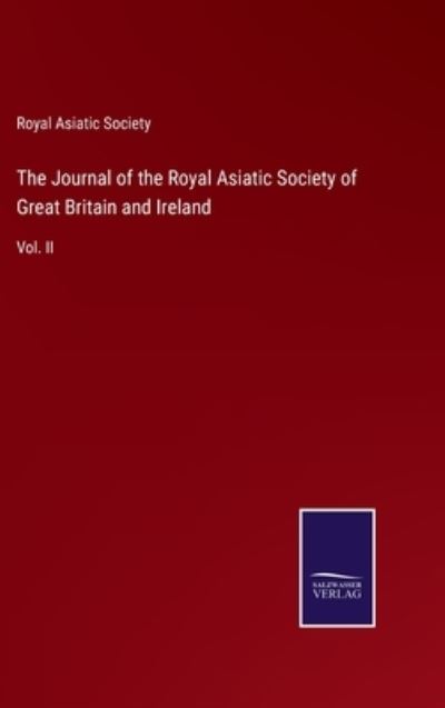 Cover for Royal Asiatic Society · The Journal of the Royal Asiatic Society of Great Britain and Ireland (Hardcover Book) (2022)