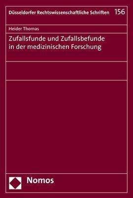 Cover for Thomas · Zufallsfunde und Zufallsbefunde (Buch) (2018)