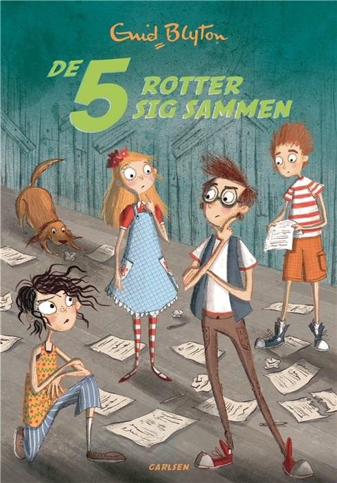 Cover for Enid Blyton · De 5: De 5 (21) - De 5 rotter sig sammen (Sewn Spine Book) [1º edição] (2020)