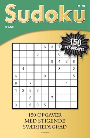 Cover for Alessandra M. Digsmed-Wrem · Sudoku mini svær (Heftet bok) [1. utgave] (2022)