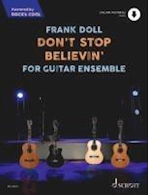 Cover for Don't Stop Believin': For Guitar Ensemble. 3-4 guitars. (Sheet music) (2023)