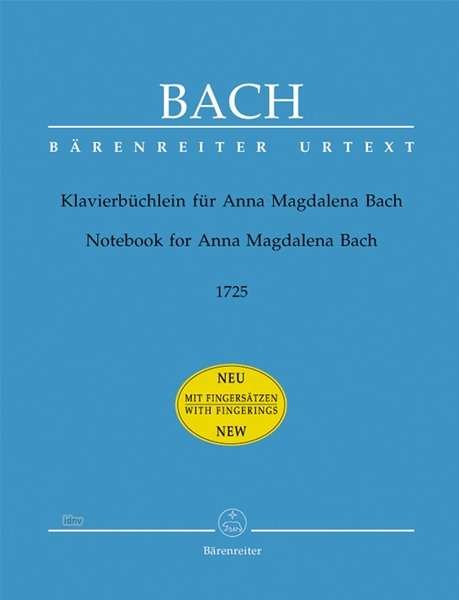Cover for Johann Sebastian Bach · Bach,js:klavierbÃ¼.anna M.,m.fing.ba5242 (Bok)
