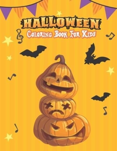 Cover for Ssr Press · Halloween Coloring Book For Kids (Paperback Bog) (2020)
