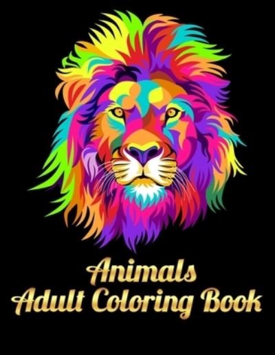 Cover for Masab Press House · Animals Adult Coloring Book (Taschenbuch) (2021)