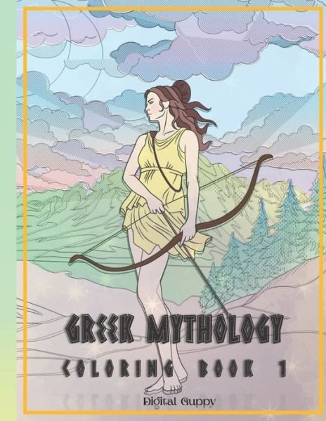 Cover for Digital Guppy · Greek Mythology Coloring Book 1 for Adults (Taschenbuch) (2021)