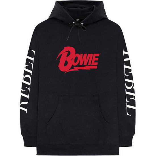 Cover for David Bowie · David Bowie Unisex Pullover Hoodie: Rebel Rebel (Hoodie)