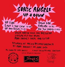 Cover for Sonic Angels · Up &amp; Down (7&quot;) (2021)
