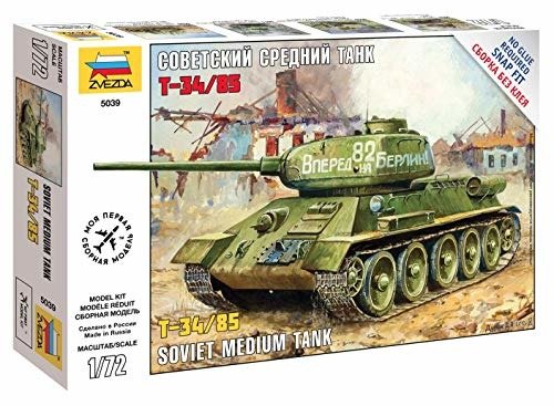 Cover for Zvezda · Zvezda - 1/72 T-34/85 (Toys)