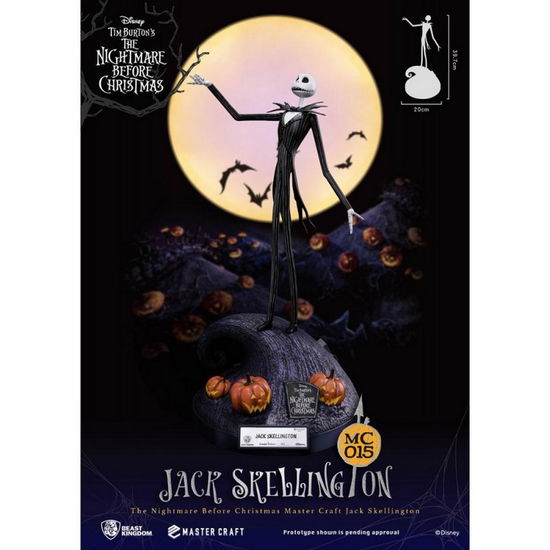 Cover for Figurines · NIGHTMARE BEFORE CHRISTMAS - Master Craft Jack Ske (Leketøy) (2020)