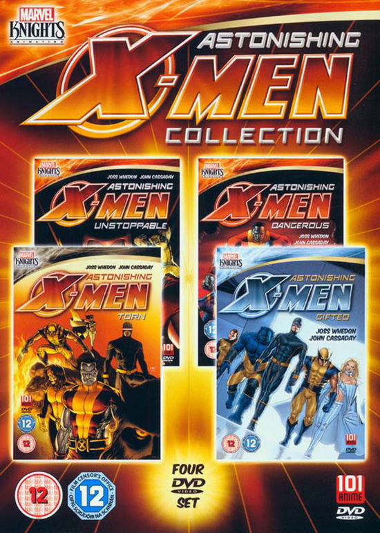 X-Men - Astonishing X-Men Collection (4 Films) - Xmen Box Set Marvel Knights - Elokuva - 101 Films - 5037899055397 - maanantai 18. marraskuuta 2013