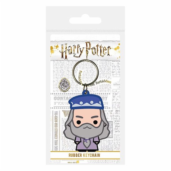 HARRY POTTER - Rubber Keychain - Dumbledore Chibi - Keyrings - Merchandise -  - 5050293388397 - February 7, 2019