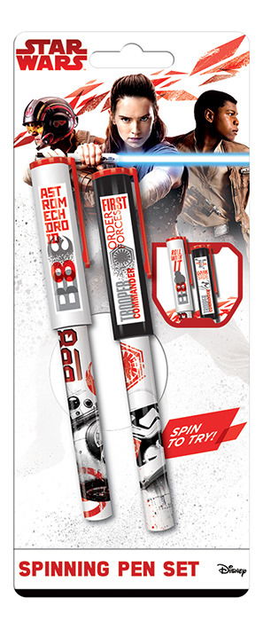 Cover for Star Wars: The Last Jedi · Star Wars: The Last Jedi - Bb-8 Vs Trooper -Spinning Pen Set- (Set Penne) (MERCH)