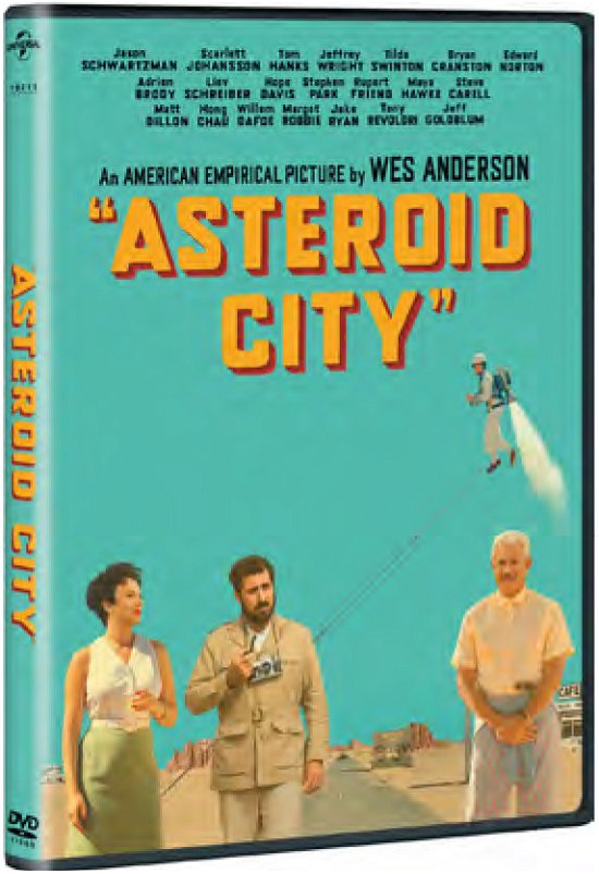 Cover for Schwartzman, Johansson, Hanks, Goldblum, Dillon, Norton · Asteroid City (DVD) (2024)