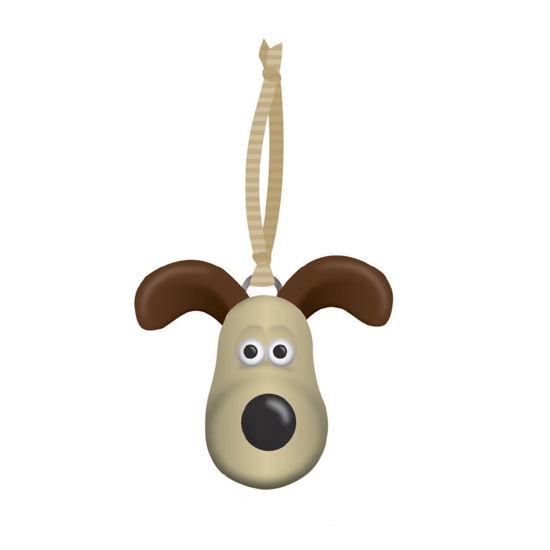 Aardman Wallace & Gromit Gromit Hanging Ornament - Wallace & Gromit - Koopwaar - HALF MOON BAY - 5055453482397 - 