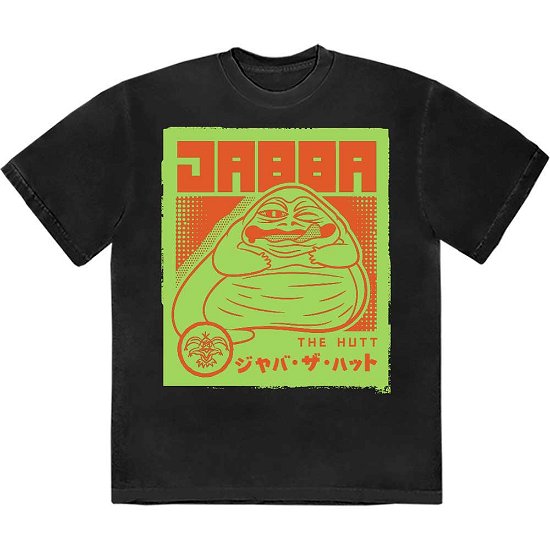 Star Wars Unisex T-Shirt: Jabba Japanese - Star Wars - Gadżety -  - 5056737228397 - 