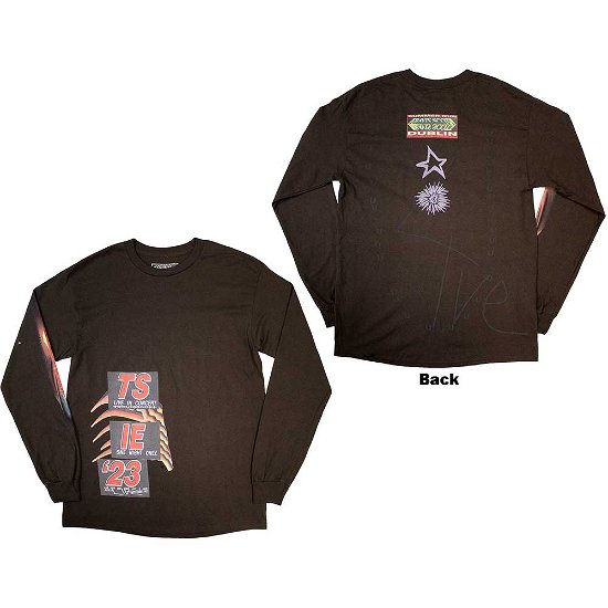 Travis Scott Unisex Long Sleeve T-Shirt: Summer Run 2023 Dublin (Back Print & Ex-Tour) - Travis Scott - Merchandise -  - 5056737244397 - 