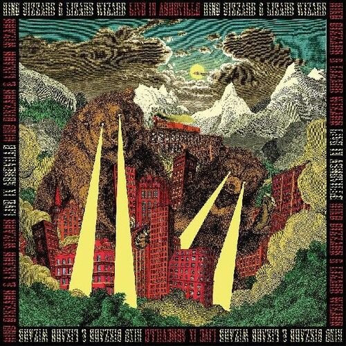 Cover for King Gizzard &amp; the Lizard Wizard · Live In Asheville 19 (Us Fuzz Club Official Bootleg) (Deluxe Edition) (Green / Red / Gold Vinyl) (Indies) (LP) [Deluxe edition] (2022)