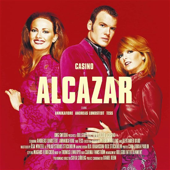 Cover for Alcazar · Casino (Ltd. Flaming Vinyl) (LP) [Coloured edition] (2022)