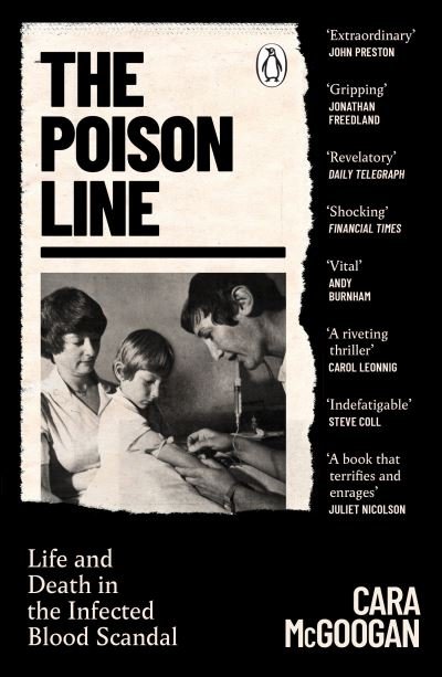 Cover for Cara McGoogan · The Poison Line: Life and Death in the Infected Blood Scandal (Pocketbok) (2024)