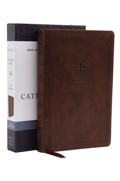 Cover for Catholic Bible Press · NRSV Catholic Edition Gift Bible, Brown Leathersoft (Comfort Print, Holy Bible, Complete Catholic Bible, NRSV CE): Holy Bible (Leather Book) (2020)